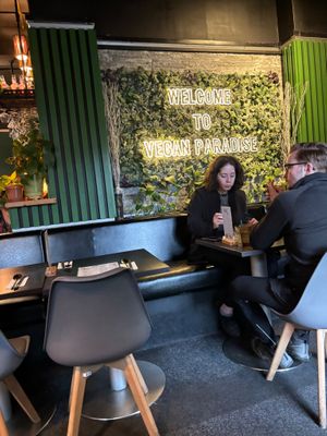 Interior at Soul Vegan in Edinburgh