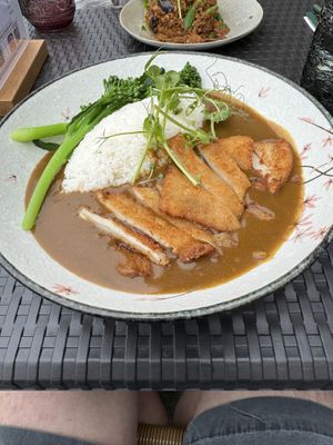 The Katsu is delicious   at Soul Vegan in Edinburgh