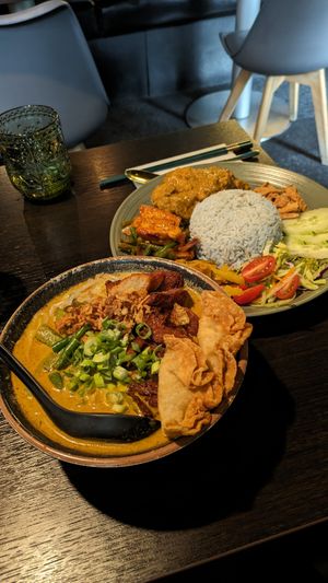 Laksa & Nasi lemak at Soul Vegan in Edinburgh