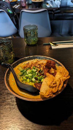 Laksa at Soul Vegan in Edinburgh