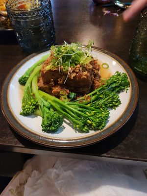 Special fried tofu at Soul Vegan in Edinburgh