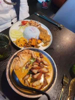 Laksa, nasi lamak at Soul Vegan in Edinburgh