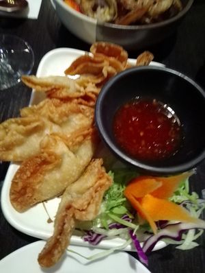 Crispy Wonton at Soul Vegan in Edinburgh