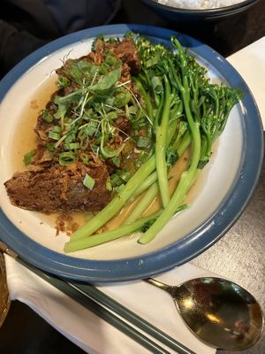 Fried tofuu  at Soul Vegan in Edinburgh