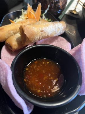 Spring rolls   at Soul Vegan in Edinburgh