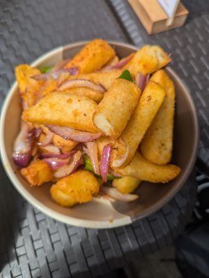 Salt & Pepper Chips at Soul Vegan in Edinburgh