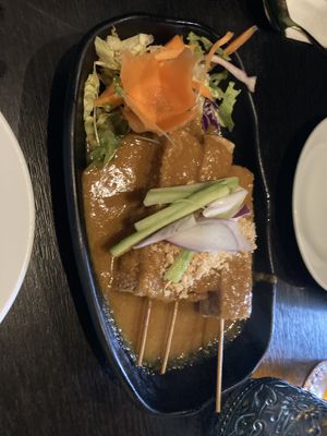 Satay tofu   at Soul Vegan in Edinburgh