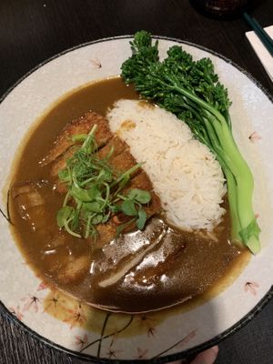 Katsu Curry - very delicious!   at Soul Vegan in Edinburgh