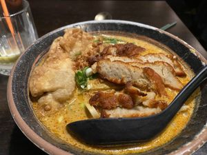 Laksa Noodles   at Soul Vegan in Edinburgh