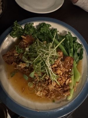 Soul’s special, deep fried tofu  at Soul Vegan in Edinburgh