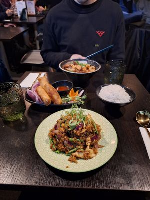 Lion's mane happiness at Soul Vegan in Edinburgh