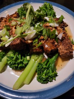 deep fried tofu at Soul Vegan in Edinburgh