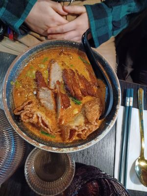 Laksa at Soul Vegan in Edinburgh