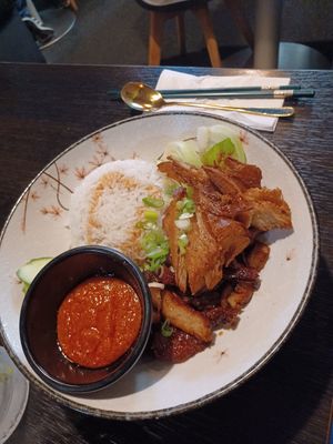 Combination BBQ Rice at Soul Vegan in Edinburgh