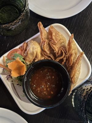 Deep fried wonton #Veganuary at Soul Vegan in Edinburgh