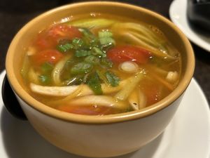 TomYam soup   at Soul Vegan in Edinburgh