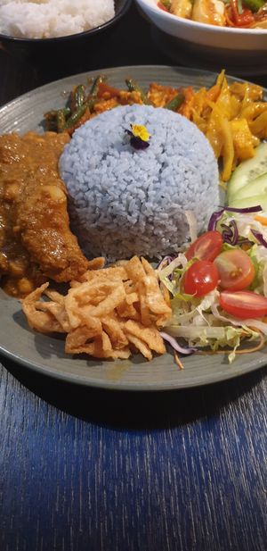 Nasi lemak- my favourite dish! at Soul Vegan in Edinburgh