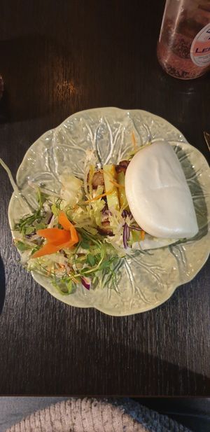 Char sui bao- so so good at Soul Vegan in Edinburgh