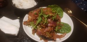 Rendang lion's mane mushroom at Soul Vegan in Edinburgh