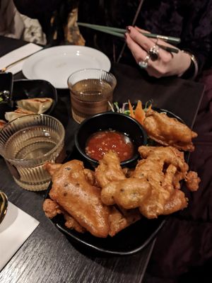 Fried mixed mushrooms at Soul Vegan in Edinburgh