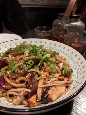 Smoked noodles at Soul Vegan in Edinburgh