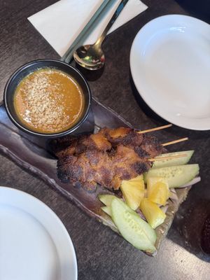 Lions mane skewers   at Soul Vegan in Edinburgh