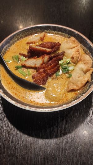 Laksa Soup at Soul Vegan in Edinburgh