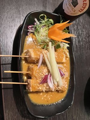 Satay Tofu  at Soul Vegan in Edinburgh