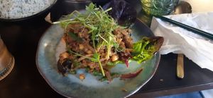 Mushroom rendang at Soul Vegan in Edinburgh