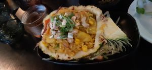 Pineapple fried rice at Soul Vegan in Edinburgh