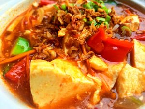 Mapo tofu at Soul Vegan in Edinburgh