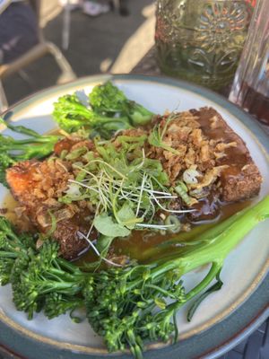 Deep fried tofu   at Soul Vegan in Edinburgh