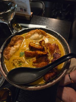 Laksa at Soul Vegan in Edinburgh