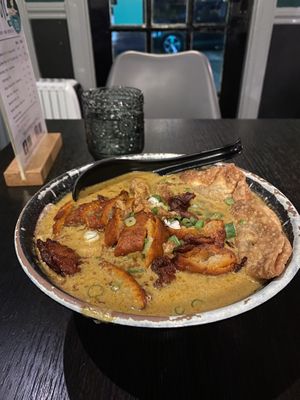 Laksa - highly recommend!  at Soul Vegan in Edinburgh