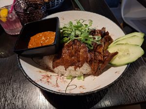 BBQ rice at Soul Vegan in Edinburgh