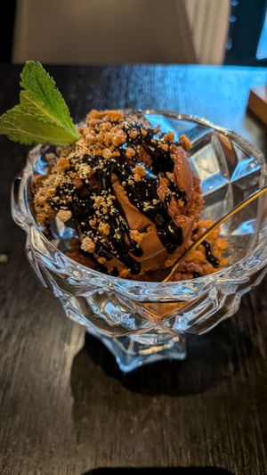 Chocolate Ice cream at Soul Vegan in Edinburgh