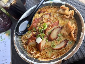 Laksa Noodle 🍜   at Soul Vegan in Edinburgh