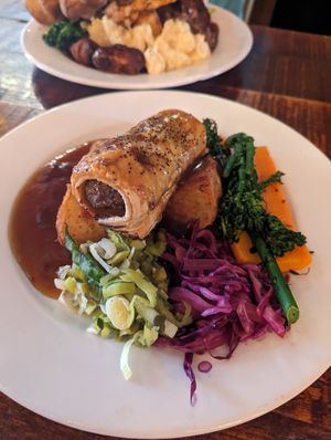 Vegan roast at King Street Tavern in Portsmouth