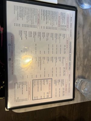 Drinks  at Hanover Street Social in Liverpool