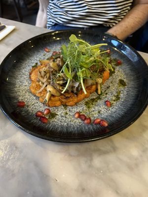 Cauliflower steak  at Hanover Street Social in Liverpool