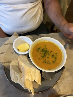 Squash soup  at Hanover Street Social in Liverpool