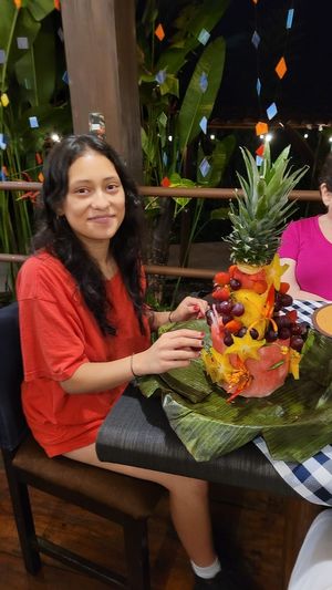 CELEBRACION WITH VEGAN CAKE  at La Nutria in La Virgen