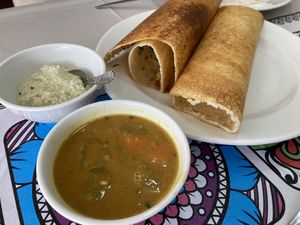 Masala dosa  at Little India Pure Veg in Chonburi