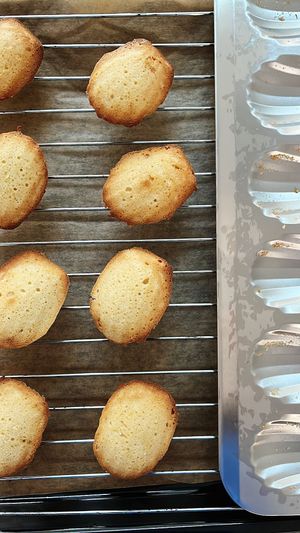 Ever tried gluten-free vegan madeleines ?  at Castles & Coffee in Lier