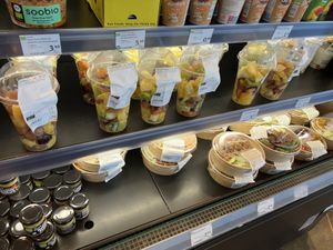 vegan food  at Denn's Biomarkt in Berlin