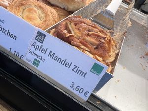 vegan danish  at Denn's Biomarkt in Berlin