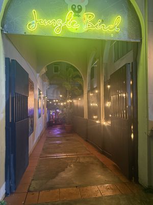 Entry  at Jungle Bird in San Juan