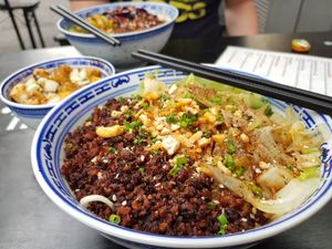 Dan dan noodles at Kaschemme in Nuremberg