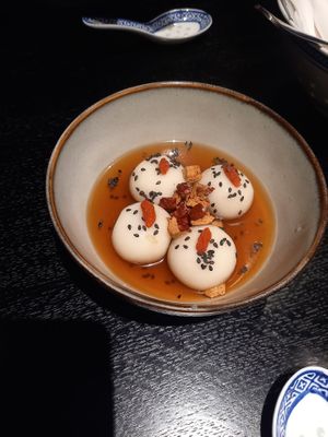 Klebreis Erdnuss Dessert at Kaschemme in Nuremberg