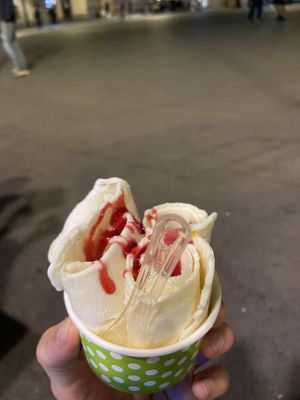 Platano y mango con fresca ❤️  at Krema in Barcelona